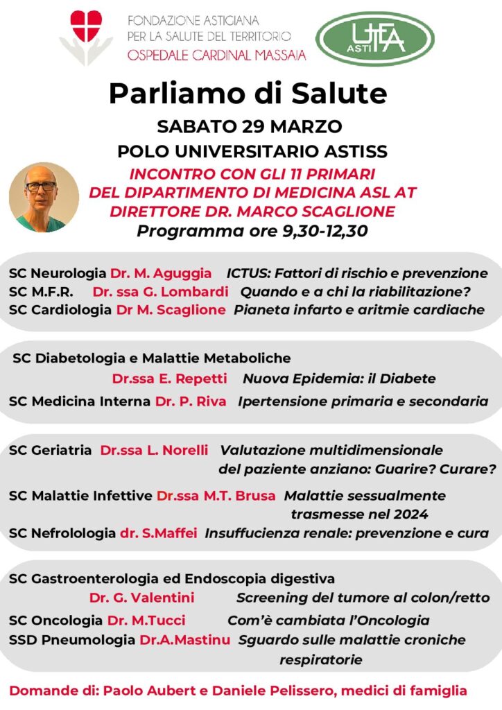 Sabato 29 marzo ad Astiss 11 